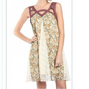 RYU ROSE PRINTED DRESS